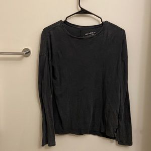 Distressed Grey Long Sleeve